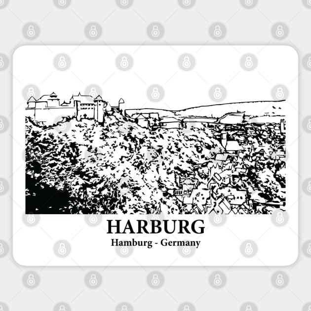 Harburg - Germany Magnet by Lakeric